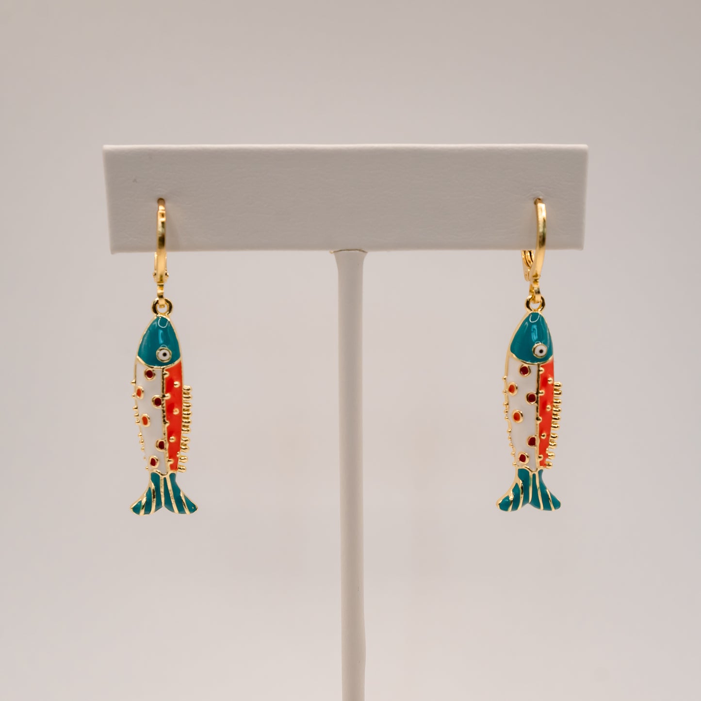 Colorful Fishy Charm Earrings