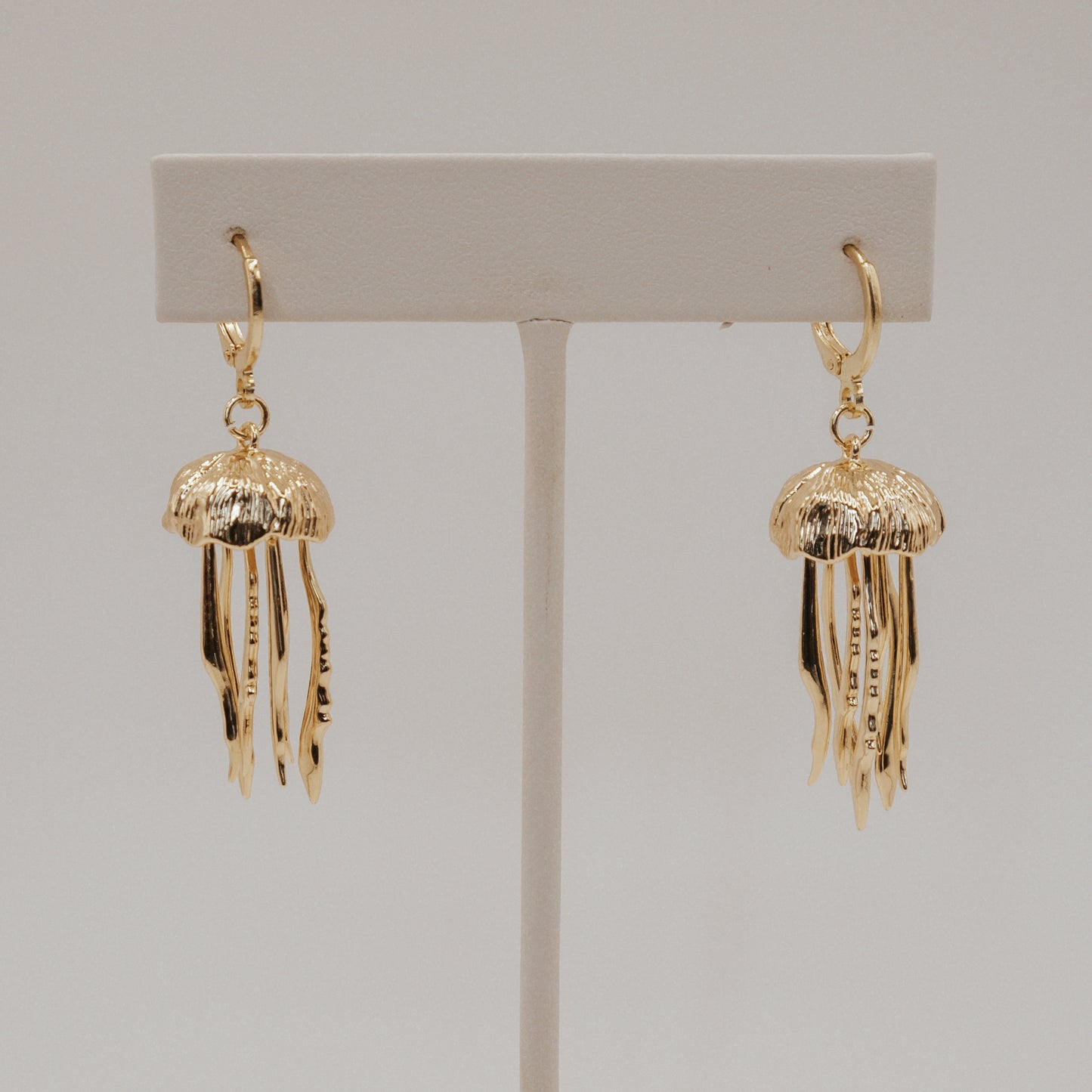 14k Gold Filled Jellyfish Hoop Earrings