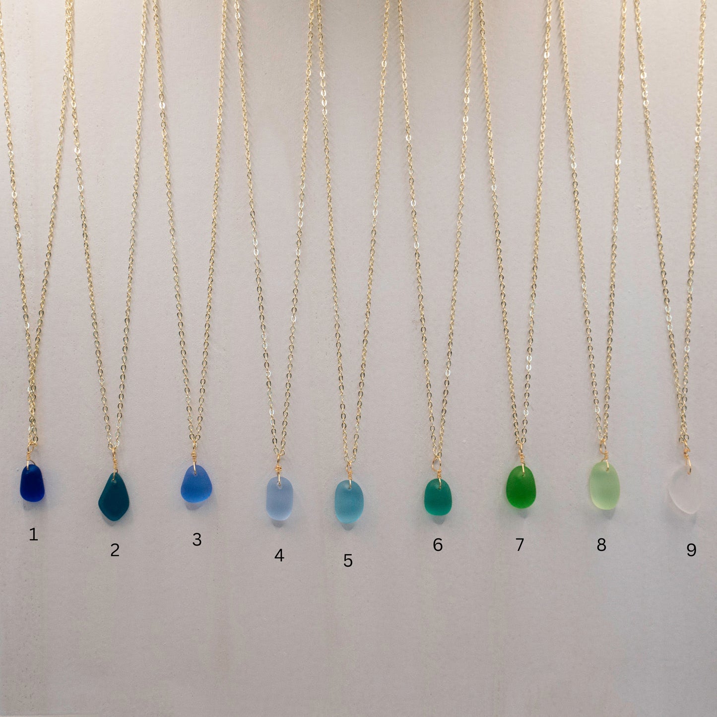 Sea Glass Dainty Necklace