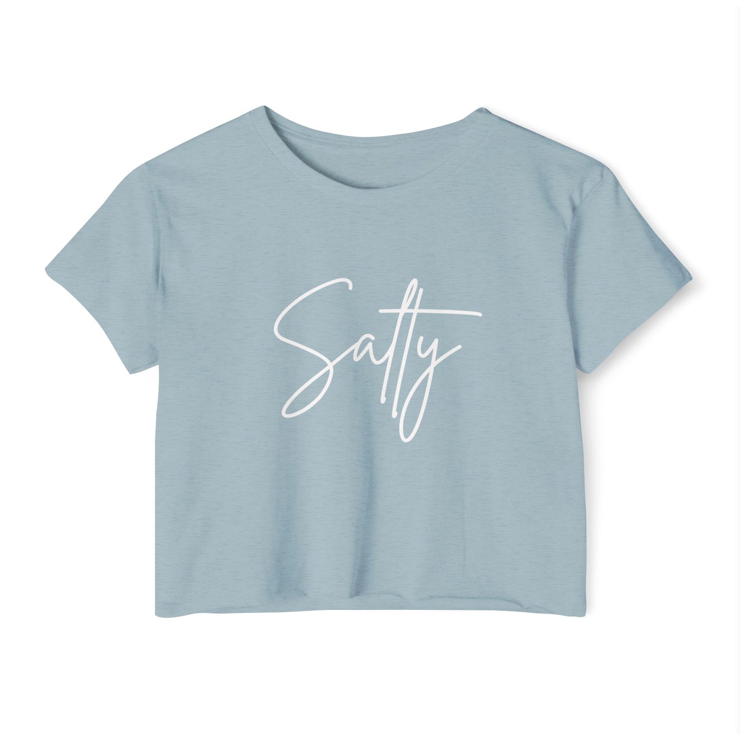 Salty Crop Tee - Blue