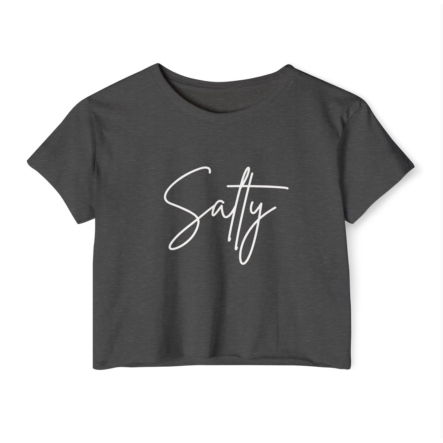 Salty Crop Tee - Grey